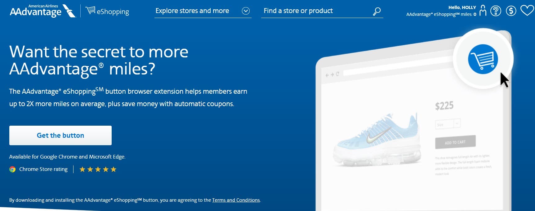 Consider downloading the browser extension to remind you to shop with the portal.